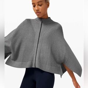 Lululemon Softer Still Wrap Heathered Asphalt Grey Size M/L - NWT